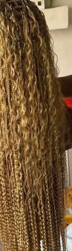 African Hand Braided Human Hair Wigs Any Style